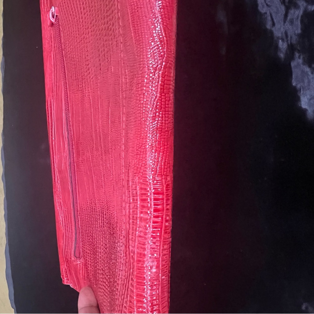 Python Embossed Vintage Clutch - image 6